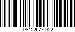 Código de barras (EAN, GTIN, SKU, ISBN): '0751320779632'