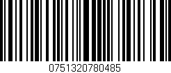 Código de barras (EAN, GTIN, SKU, ISBN): '0751320780485'