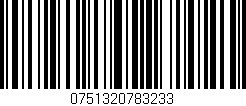 Código de barras (EAN, GTIN, SKU, ISBN): '0751320783233'