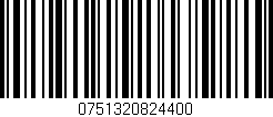 Código de barras (EAN, GTIN, SKU, ISBN): '0751320824400'