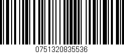 Código de barras (EAN, GTIN, SKU, ISBN): '0751320835536'