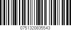Código de barras (EAN, GTIN, SKU, ISBN): '0751320835543'