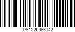 Código de barras (EAN, GTIN, SKU, ISBN): '0751320866042'