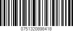 Código de barras (EAN, GTIN, SKU, ISBN): '0751320898418'