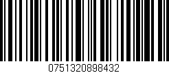Código de barras (EAN, GTIN, SKU, ISBN): '0751320898432'