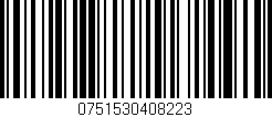 Código de barras (EAN, GTIN, SKU, ISBN): '0751530408223'