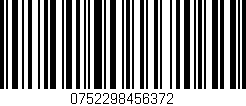 Código de barras (EAN, GTIN, SKU, ISBN): '0752298456372'