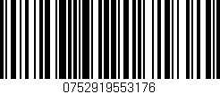 Código de barras (EAN, GTIN, SKU, ISBN): '0752919553176'