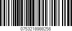 Código de barras (EAN, GTIN, SKU, ISBN): '0753218988256'