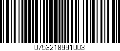Código de barras (EAN, GTIN, SKU, ISBN): '0753218991003'