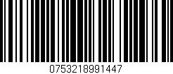 Código de barras (EAN, GTIN, SKU, ISBN): '0753218991447'
