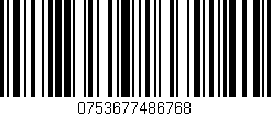 Código de barras (EAN, GTIN, SKU, ISBN): '0753677486768'