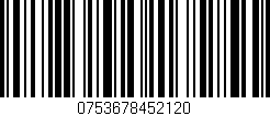 Código de barras (EAN, GTIN, SKU, ISBN): '0753678452120'