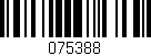 Código de barras (EAN, GTIN, SKU, ISBN): '075388'
