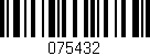 Código de barras (EAN, GTIN, SKU, ISBN): '075432'