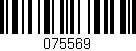 Código de barras (EAN, GTIN, SKU, ISBN): '075569'