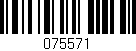 Código de barras (EAN, GTIN, SKU, ISBN): '075571'