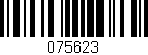 Código de barras (EAN, GTIN, SKU, ISBN): '075623'