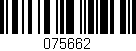 Código de barras (EAN, GTIN, SKU, ISBN): '075662'