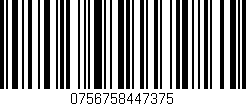Código de barras (EAN, GTIN, SKU, ISBN): '0756758447375'