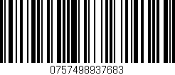 Código de barras (EAN, GTIN, SKU, ISBN): '0757498937683'
