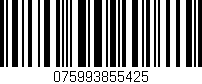 Código de barras (EAN, GTIN, SKU, ISBN): '075993855425'