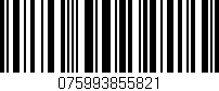Código de barras (EAN, GTIN, SKU, ISBN): '075993855821'