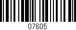 Código de barras (EAN, GTIN, SKU, ISBN): '07605'
