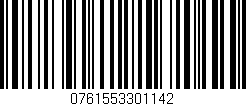 Código de barras (EAN, GTIN, SKU, ISBN): '0761553301142'