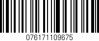 Código de barras (EAN, GTIN, SKU, ISBN): '076171109675'