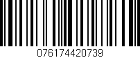 Código de barras (EAN, GTIN, SKU, ISBN): '076174420739'