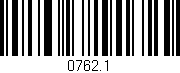 Código de barras (EAN, GTIN, SKU, ISBN): '0762.1'