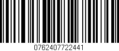 Código de barras (EAN, GTIN, SKU, ISBN): '0762407722441'