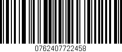 Código de barras (EAN, GTIN, SKU, ISBN): '0762407722458'