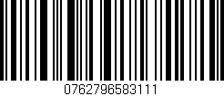 Código de barras (EAN, GTIN, SKU, ISBN): '0762796583111'