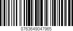 Código de barras (EAN, GTIN, SKU, ISBN): '0763649047965'