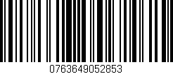 Código de barras (EAN, GTIN, SKU, ISBN): '0763649052853'