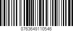 Código de barras (EAN, GTIN, SKU, ISBN): '0763649110546'