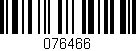 Código de barras (EAN, GTIN, SKU, ISBN): '076466'