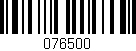 Código de barras (EAN, GTIN, SKU, ISBN): '076500'