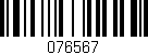 Código de barras (EAN, GTIN, SKU, ISBN): '076567'