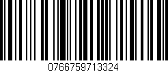 Código de barras (EAN, GTIN, SKU, ISBN): '0766759713324'