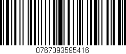Código de barras (EAN, GTIN, SKU, ISBN): '0767093595416'