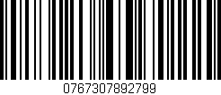 Código de barras (EAN, GTIN, SKU, ISBN): '0767307892799'