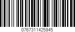 Código de barras (EAN, GTIN, SKU, ISBN): '0767311425945'