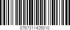 Código de barras (EAN, GTIN, SKU, ISBN): '0767311426010'