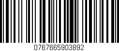Código de barras (EAN, GTIN, SKU, ISBN): '0767665903892'