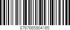 Código de barras (EAN, GTIN, SKU, ISBN): '0767665904165'