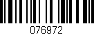 Código de barras (EAN, GTIN, SKU, ISBN): '076972'