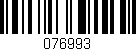 Código de barras (EAN, GTIN, SKU, ISBN): '076993'